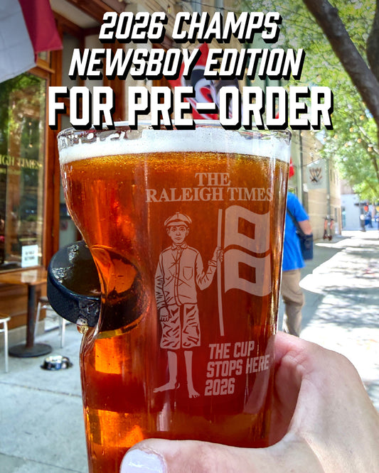 PRE-ORDER Raleigh Times Newsboy 2026 Edition Glass